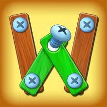 Nuts and Bolts Screw Puzzle