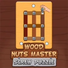 Wood Nuts Master Screw Puzzle